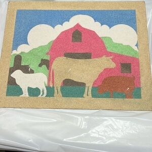 Barn yard Animals Sand Art